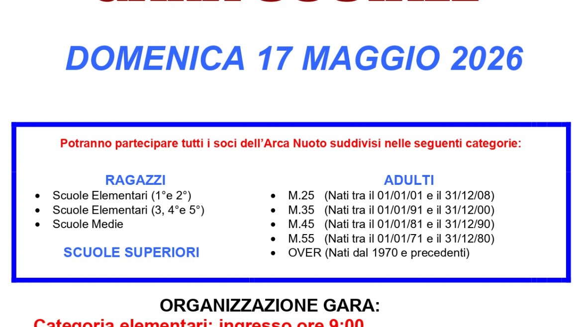 Gara Sociale 2026